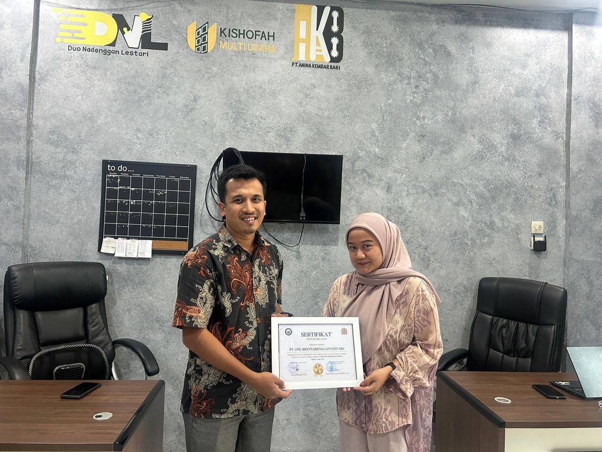 DNL Terima Sertifikat Penghargaan atas Partisipasi dalam Job Fair 2026